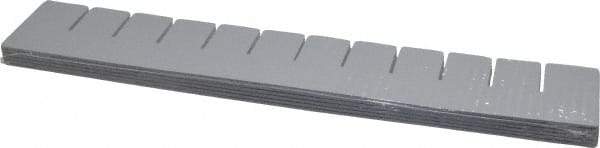 Quantum Storage - 16-1/2" Wide x 3-1/2" High, Gray Bin Divider - Use with DG92035 - Exact Tool & Supply