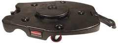 Rubbermaid - Round Polyethylene Twist-On Trash Can Dolly - Compatible with 20, 28, 32, 40, 44 & 55 Gal Containers, 14-3/8" High x 21" Wide x 29" Long, Compatible with Brute 2620, 2632, 2643, 2655 - Exact Tool & Supply