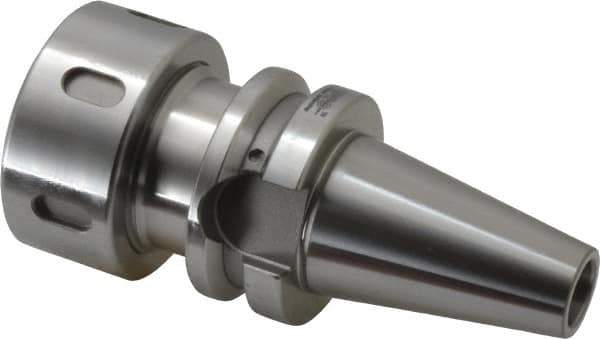 Accupro - 1/16" to 3/4" Capacity, 2-1/2" Projection, BT30 Taper Shank, TG/PG 75 Collet Chuck - 0.0002" TIR, Through-Spindle - Exact Tool & Supply