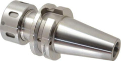 Accupro - 3/64" to 3/4" Capacity, 3" Projection, BT40 Taper Shank, TG/PG 75 Collet Chuck - 0.0002" TIR, Through-Spindle & DIN Flange Coolant - Exact Tool & Supply