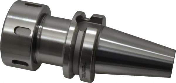 Accupro - 3/32" to 1" Capacity, 3-1/2" Projection, BT40 Taper Shank, TG/PG 100 Collet Chuck - 0.0002" TIR, Through-Spindle & DIN Flange Coolant - Exact Tool & Supply