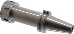 Accupro - 3/64" to 1" Capacity, 5-1/2" Projection, CAT40 Taper Shank, TG/PG 100 Collet Chuck - 0.0002" TIR, Through-Spindle & DIN Flange Coolant - Exact Tool & Supply
