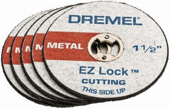 Dremel - 1-1/2" Cutoff Wheel - 0.045" Thick, 35,000 Max RPM, Use with Angle Grinders - Exact Tool & Supply