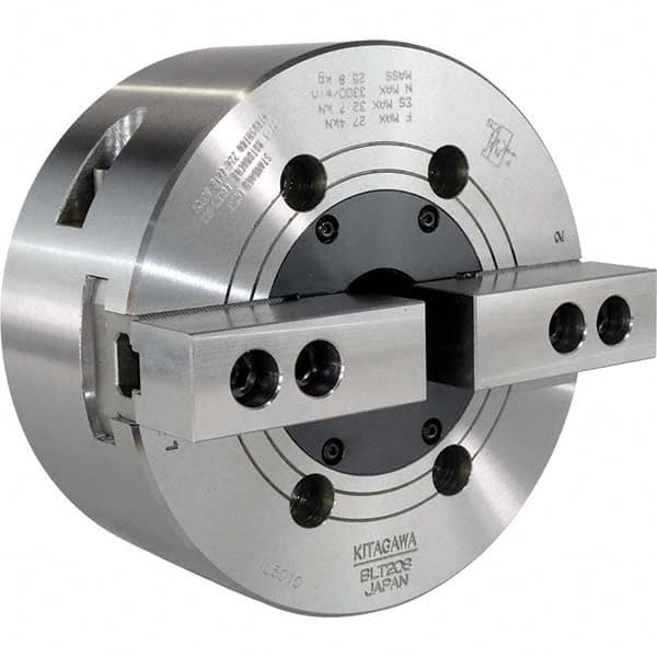 Kitagawa - Power Lathe Chucks Chuck Diameter (Decimal Inch): 8.0000 Number of Jaws: 2 - Exact Tool & Supply