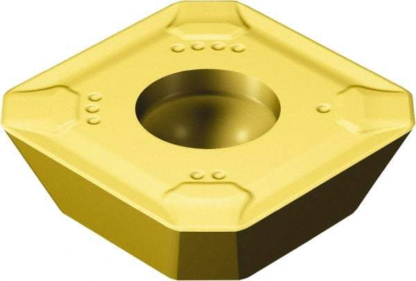 Sandvik Coromant - R24512T3 KL Grade K15W Carbide Milling Insert - TiCN/Al2O3/TiN Finish, 3.97mm Thick, 13.4mm Inscribed Circle, 1.5mm Corner Radius - Exact Tool & Supply