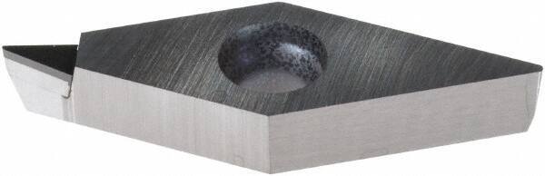 Kyocera - VBMT220.2 Grade KPD010 Polycrystalline Diamond (PCD) Turning Insert - Uncoated, 35° Diamond, 1/4" Inscr Circle, 1/8" Thick, 0.004" Corner Radius - Exact Tool & Supply