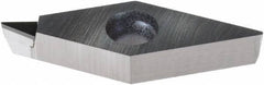 Kyocera - VBMT220.2 Grade KPD010 Polycrystalline Diamond (PCD) Turning Insert - Uncoated, 35° Diamond, 1/4" Inscr Circle, 1/8" Thick, 0.004" Corner Radius - Exact Tool & Supply