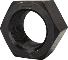 Value Collection - 2-12 UN Steel Right Hand Hex Nut - 3-1/8" Across Flats, 1-23/32" High, Uncoated - Exact Tool & Supply