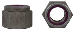 Value Collection - 5/16-18 UNC 18-8 Heavy Hex Lock Nut with Nylon Insert - 9/16" Width Across Flats, 7/16" High - Exact Tool & Supply