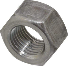 Value Collection - 1/2-20 UNF Steel Right Hand Hex Nut - 3/4" Across Flats, 7/16" High, Uncoated - Exact Tool & Supply
