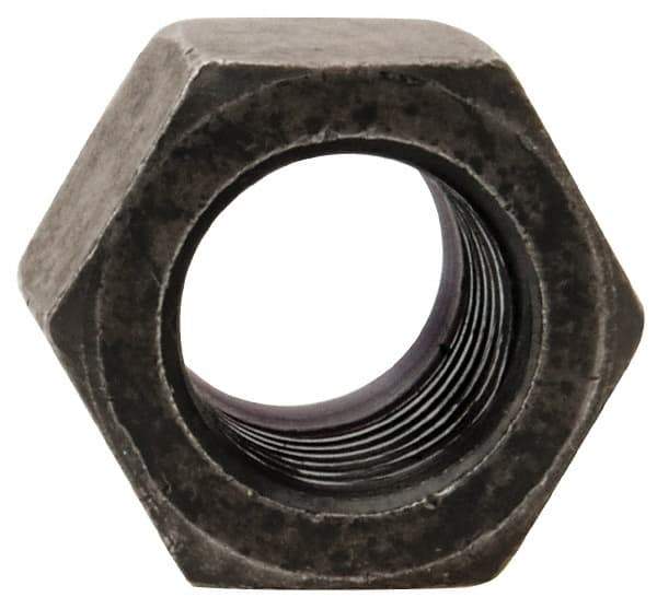 Value Collection - 3/8-24 UNF Grade 8 Hex Lock Nut with Nylon Insert - 9/16" Width Across Flats, 29/64" High, Uncoated - Exact Tool & Supply