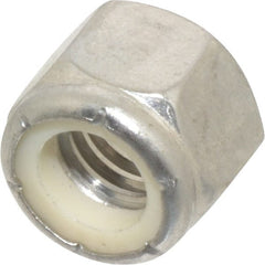 Value Collection - 3/8-16 UNC 316 Hex Lock Nut with Nylon Insert - Exact Tool & Supply