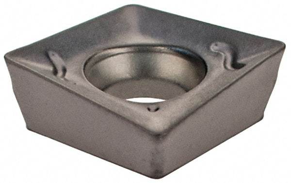 Iscar - XOMT060204 HQ Grade IC908 Carbide Milling Insert - TiAlN Finish, 0.1008" Thick, 0.2425" Inscribed Circle, 0.4mm Corner Radius - Exact Tool & Supply