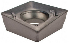 Iscar - XOMT060204 HQ Grade IC908 Carbide Milling Insert - TiAlN Finish, 0.1008" Thick, 0.2425" Inscribed Circle, 0.4mm Corner Radius - Exact Tool & Supply