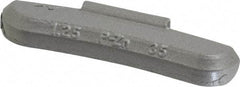 Myers Tire Supply - 1.25 oz Wheel Weight - Zinc, For Use with Import & Domestic Passenger Cars, 1/2 Ton Trucks, Mini Pickups & Vans with Standard 1/8" Flange - Exact Tool & Supply