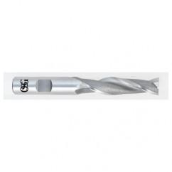 1-3/4 Dia. x 5-1/2 Overall Length 2-Flute Square End HSS-CO SE End Mill-Round Shank-Center Cutting-Uncoated - Exact Tool & Supply