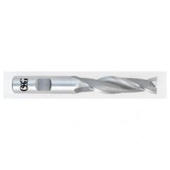 1-3/4 Dia. x 5-1/2 Overall Length 2-Flute Square End HSS-CO SE End Mill-Round Shank-Center Cutting-Uncoated - Exact Tool & Supply