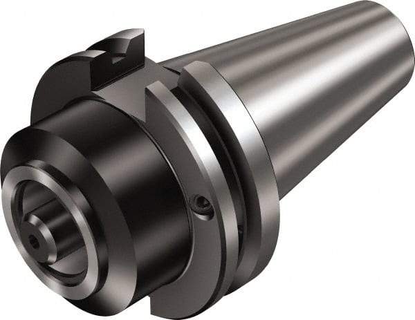 Sandvik Coromant - CAT40 Outside Taper, C4 Inside Modular Connection, CAT to Capto Taper Adapter - 40mm Projection, 40mm Nose Diam, 108.4mm OAL, Through Coolant - Exact Tool & Supply