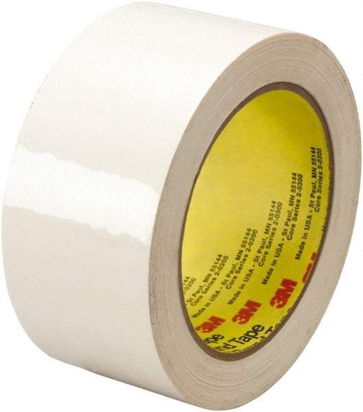 3M - 36 Yds. x 1", White Polyethylene Film Tape - 483 Series, 5 mil Thick, 10 Lb./Inch Tensile Strength - Exact Tool & Supply
