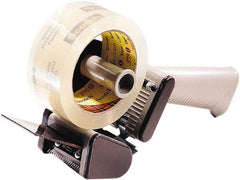3M - 2" Wide, Pistol Grip Style, Handheld Tape Dispenser - For Use with Box Sealing Tape - Exact Tool & Supply