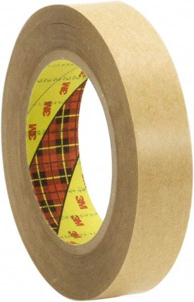 3M - 1/2" x 36 Yd Acrylic Adhesive Double Sided Tape - 4 mil Thick, Clear, Polyester Film Liner, Continuous Roll, Series 415 - Exact Tool & Supply
