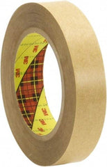 3M - 1/2" x 36 Yd Acrylic Adhesive Double Sided Tape - 4 mil Thick, Clear, Polyester Film Liner, Continuous Roll, Series 415 - Exact Tool & Supply