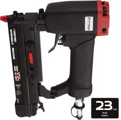 Value Collection - 1/2 to 1" Nail Length, 0.025" Nail Diam, 23 Gauge Micro Pin Air Nailer - 60 to 110 psi - Exact Tool & Supply