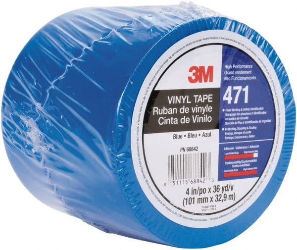 3M - 4" x 108' Vinyl Floor & Egress Tape - Exact Tool & Supply