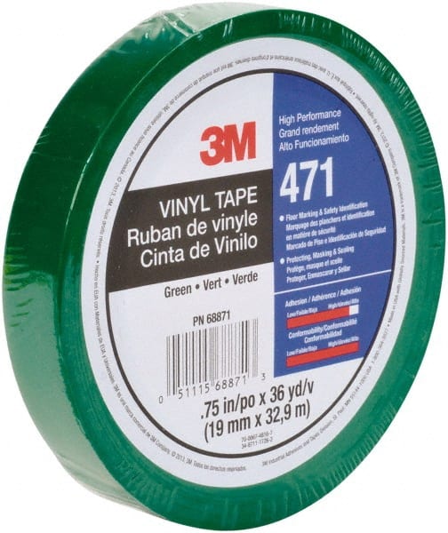 3M - 3/4" x 108' Vinyl Floor & Egress Tape - Exact Tool & Supply