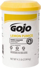 GOJO - 4.5 Lb Dispenser Refill Cream Waterless Hand Cleaner - White, Lemon Scent - Exact Tool & Supply