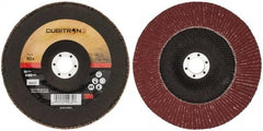 3M - 60 Grit, 7" Disc Diam, 7/8" Center Hole, Type 29 Ceramic Flap Disc - 13,300 Max RPM, Cloth Backing, Arbor Attaching System, Coated - Exact Tool & Supply
