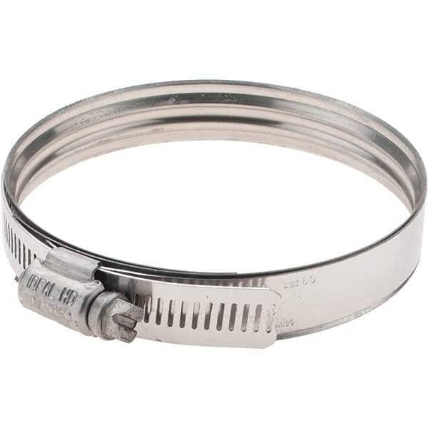 IDEAL TRIDON - SAE Size 60, 68 to 103mm Diam, Stainless Steel 360° Worm Drive Clamp - Exact Tool & Supply