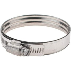 IDEAL TRIDON - SAE Size 52, 60 to 91mm Diam, Stainless Steel 360° Worm Drive Clamp - Exact Tool & Supply