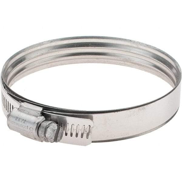 IDEAL TRIDON - SAE Size 56, 64 to 97mm Diam, Stainless Steel 360° Worm Drive Clamp - Exact Tool & Supply