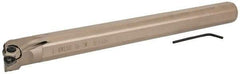 Iscar - 1.18" Min Bore Diam, 12" OAL, 1" Shank Diam, MWLN Indexable Boring Bar - 1.38" Max Bore Depth, Pin & Clamp Holding Method - Exact Tool & Supply