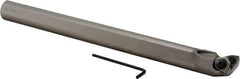 Iscar - 1.22" Min Bore Diam, 12" OAL, 1" Shank Diam, A-MWLN Indexable Boring Bar - 1.38" Max Bore Depth, WNM.. 43.. Insert, Wedge Holding Method - Exact Tool & Supply