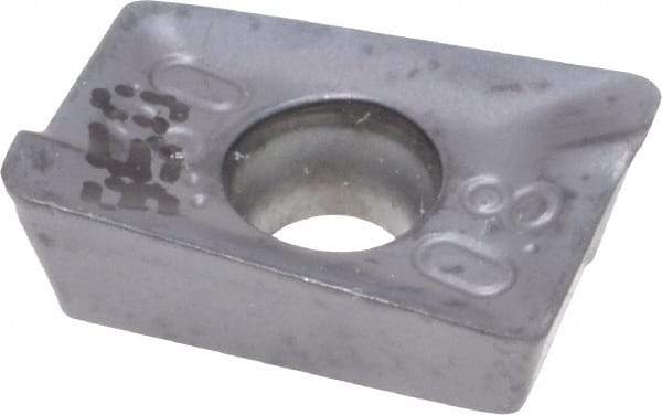 Iscar - APKT100308 RM Grade IC950 Carbide Milling Insert - TiAlN Finish, 0.1366" Thick, 0.8mm Corner Radius - Exact Tool & Supply