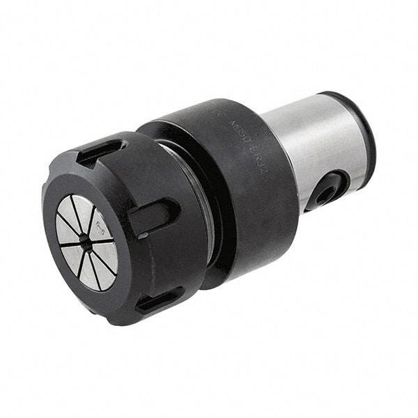 Iscar - 1mm to 13mm Capacity, 40mm Projection, Modular Connection, ER20 Collet Chuck - Through-Spindle - Exact Tool & Supply