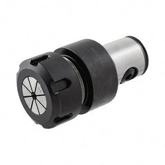 Iscar - 1mm to 13mm Capacity, 40mm Projection, Modular Connection, ER20 Collet Chuck - Through-Spindle - Exact Tool & Supply