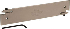 Iscar - 2.0709" Blade Height, 0.2913" Blade Width, 10.2362" OAL, Neutral Cut, Single End Indexable Cut-Off Blade - CGHN Blade - Exact Tool & Supply
