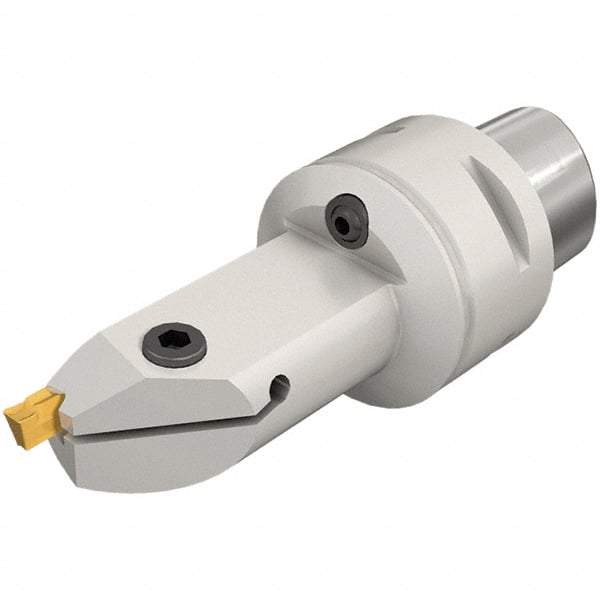 Iscar - C5-HFI, Internal, Right Hand, 5.3mm Max Depth of Cut, 3 to 6mm Groove Width, Indexable Grooving Tool Holder - Through Coolant - Exact Tool & Supply