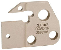 Iscar - 1.1811" Blade Height, 0.1575" Blade Width, 1.6339" OAL, Neutral Cut, Double End Indexable Cut-Off Blade - DGAD Blade - Exact Tool & Supply