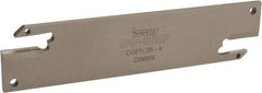Iscar - 1.0236" Blade Height, 1/8" Blade Width, 4.3307" OAL, Neutral Cut, Double End Indexable Cut-Off Blade - DGFH Blade - Exact Tool & Supply