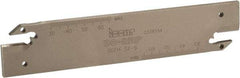 Iscar - 1.2598" Blade Height, 0.2047" Blade Width, 5.9055" OAL, Neutral Cut, Double End Indexable Cut-Off Blade - DGFH Blade - Exact Tool & Supply