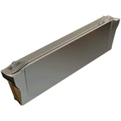 Iscar - DGL2202 IC20 Grade, 0.0866" Cutting Width, Carbide Cutoff Insert - 6° Left Hand Lead Angle, 0.0079" Cnr Rad, Double End - Exact Tool & Supply