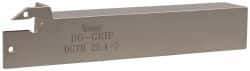 Iscar - Right Hand Cut, 1.38" Max Workpc Diam, DG. 1.., DG. 3.. Insert, Indexable Cutoff Toolholder - 1" Shank Width, 1" Shank Height, 6" OAL - Exact Tool & Supply
