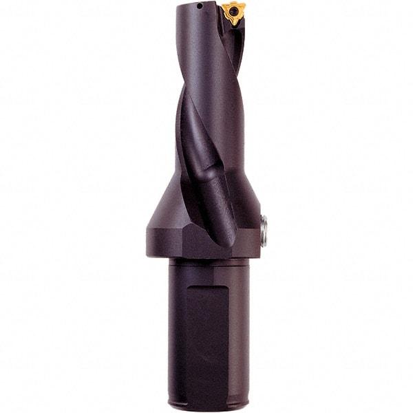 Iscar - 4-3/4" Max Drill Depth, 4xD, 1-3/16" Diam, Indexable Insert Drill - 2 Inserts, 1-1/4" Shank Diam, Whistle Notch Shank - Exact Tool & Supply