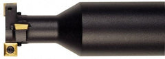 Iscar - 1-29/64" Cutting Diam x 0.618" Cutting Width, 4 Cutter Inserts, 1-1/4" Shank Diam, Indexable T-Slot Cutter - Insert Style XPMT-HQ, 5" OAL, 2 Flutes - Exact Tool & Supply