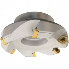 Iscar - 135mm Cut Diam, 40mm Arbor Hole, 6.5mm Max Depth of Cut, 45° Indexable Chamfer & Angle Face Mill - 7 Inserts, SE.. 12 Insert, Right Hand Cut, 7 Flutes, Series IscarMill - Exact Tool & Supply