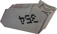 Iscar - GFN W IC354 Grade, 0.1614" Cutting Width, Carbide Cutoff Insert - 0° Neutral Lead Angle, 0.0094" Cnr Rad, TiCN Coated, Single End - Exact Tool & Supply